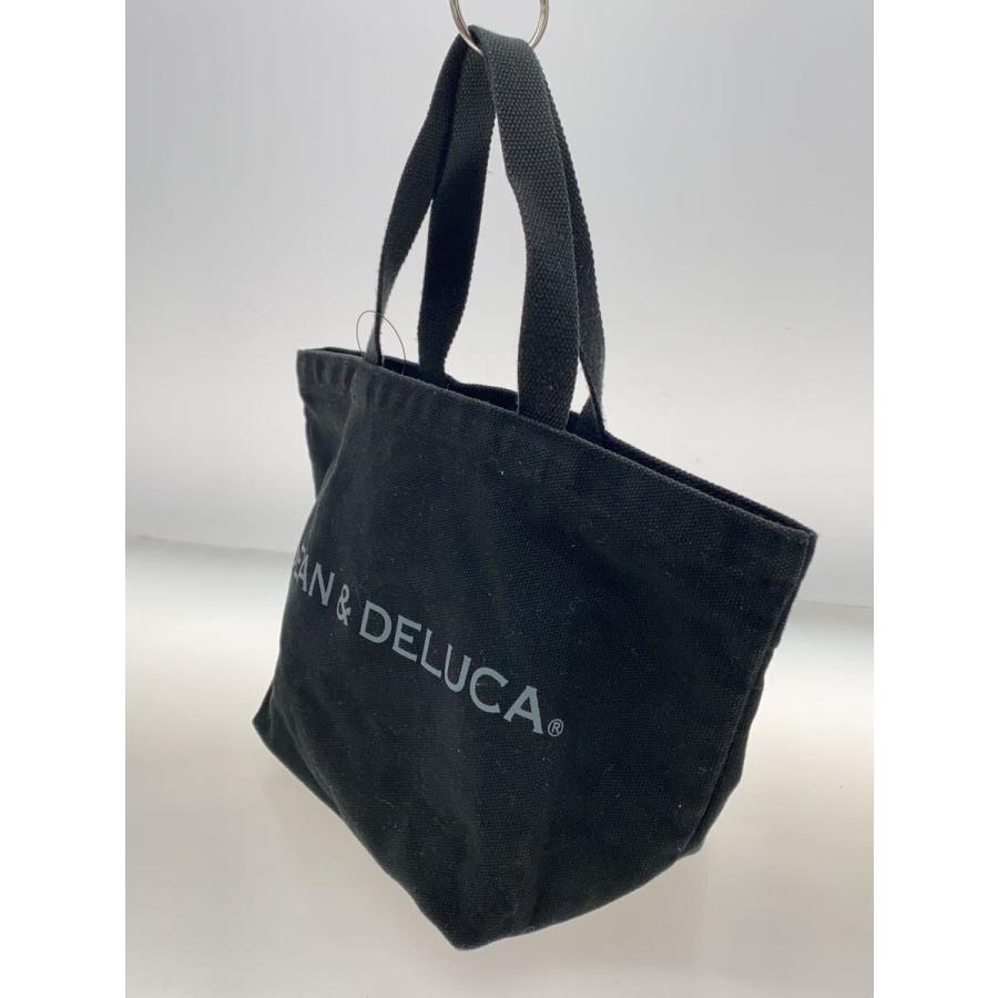 DEAN＆DELUCA◇トートバッグ/キャンバス/BLK/プリント// : セカンド