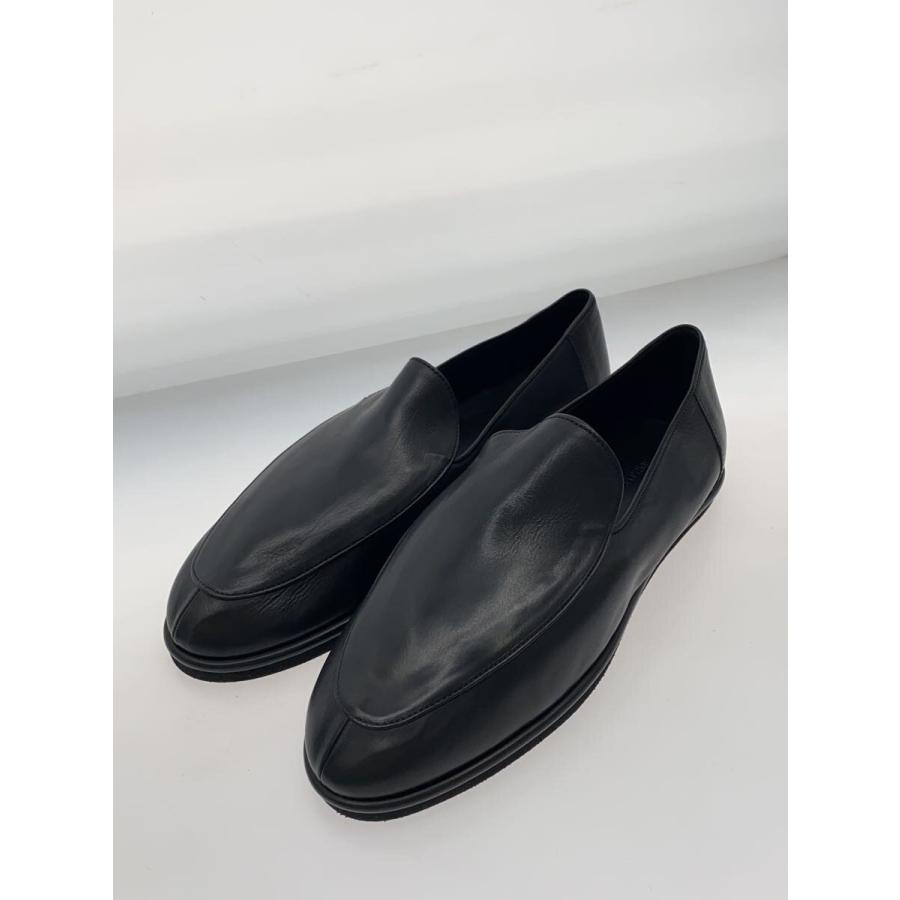 AURALEE◇size8：SOFT LEATHER LOAFERSローファー/--/BLK/レザー