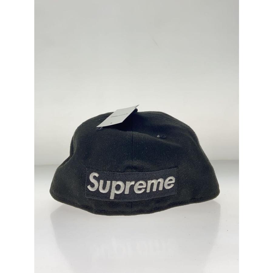 NEW ERA◇SUPREME/WORLD FAMOUS/キャップ/7 1/2/ポリエステル/BLK