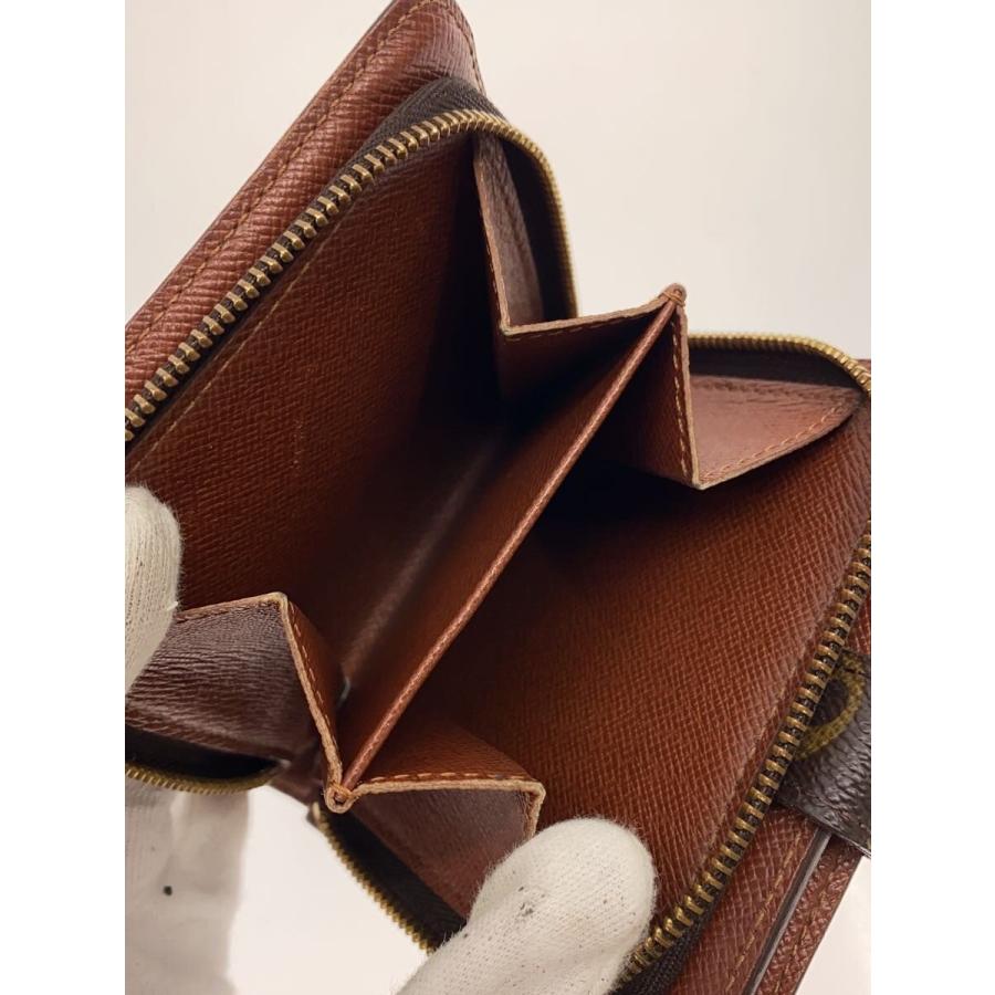 LOUIS VUITTON◇2つ折り財布/レザー/BRW/モノグラム/メンズ : セカンド