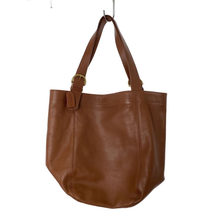 COACH　オールド　4082 レザートートバッグ COACH◇グローブレザートートバッグ/オールド/レザー/BRW/4082