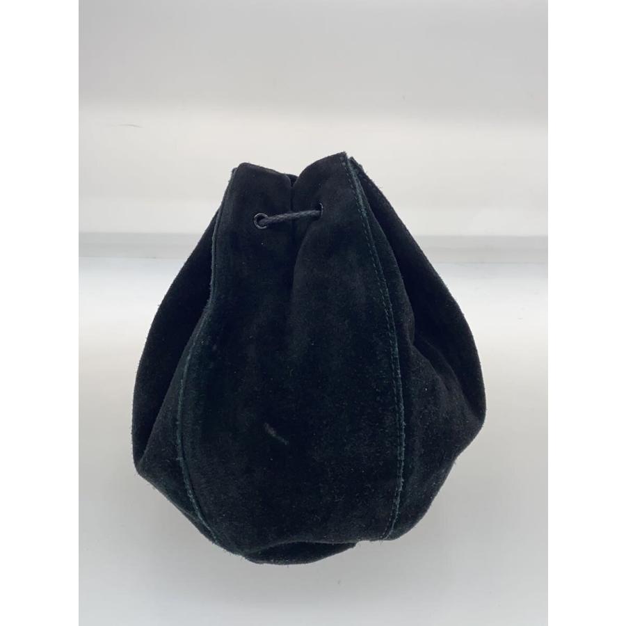 Hender Scheme kinchaku バック スエード Hender Scheme◇巾着/KINCHAKU/バッグ/スウェード/BLK : セカンド