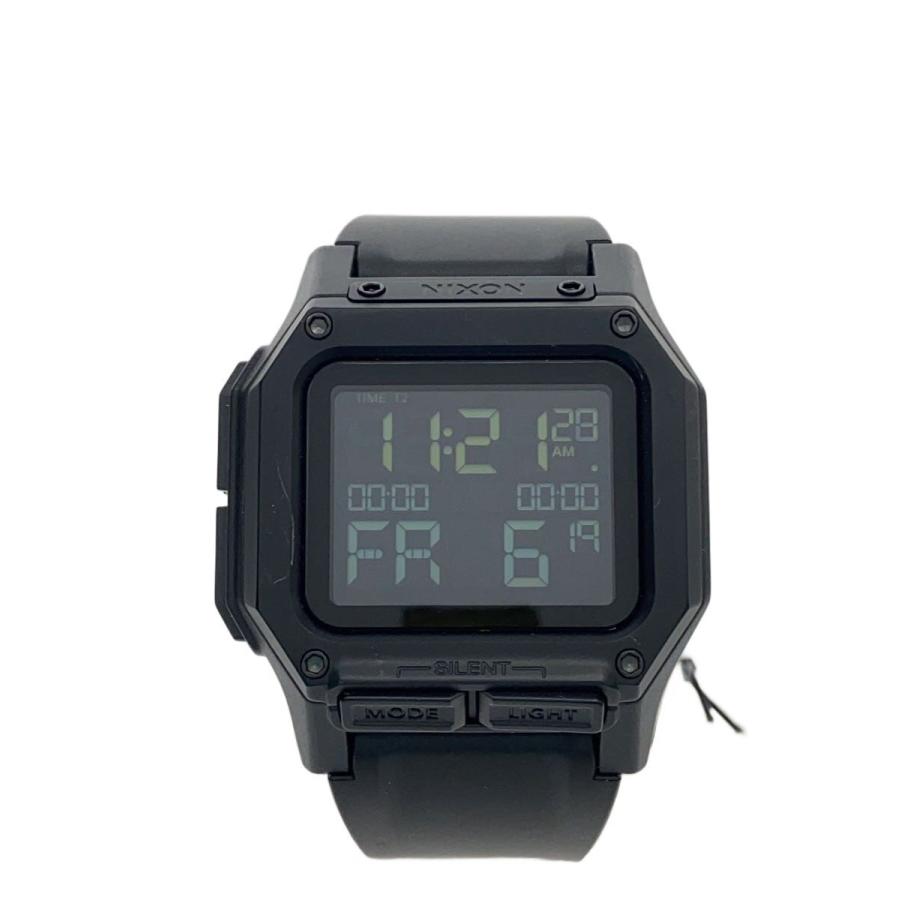 NIXON◇Regulus/腕時計/デジタル/BLK/BLK/A1180-001-00 : セカンド