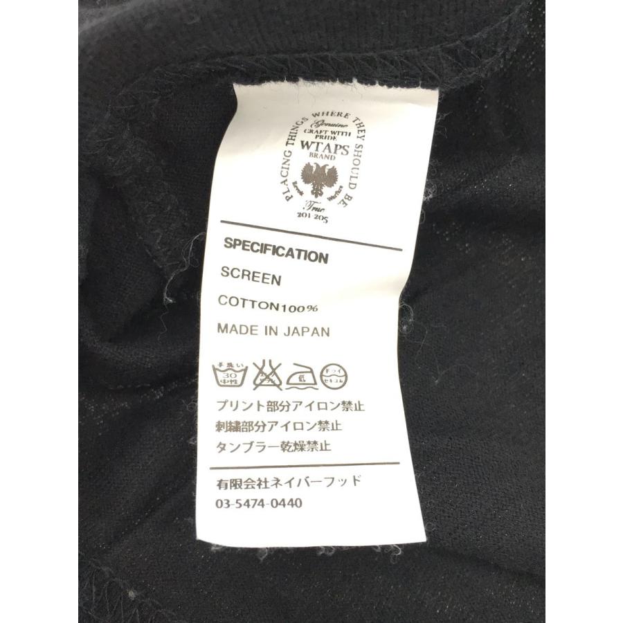 WTAPS◆長袖Tシャツ/1/コットン/BLK｜ssol-shopping｜04