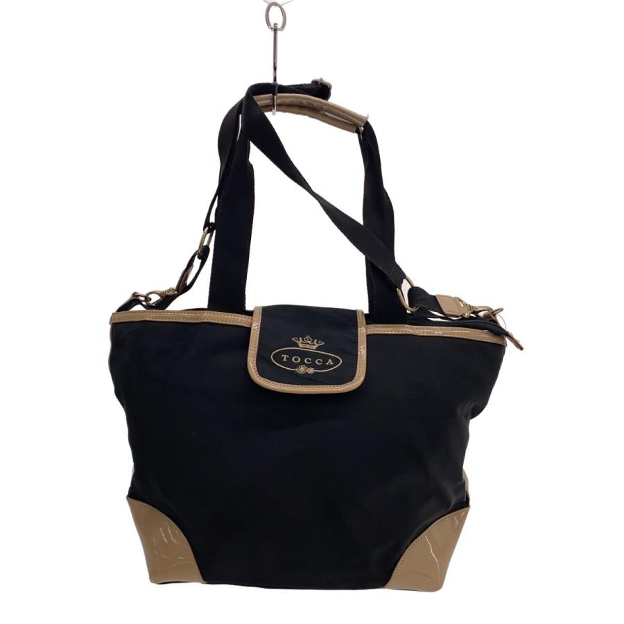 TOCCA◇ショルダーバッグ/ナイロン/BLK/無地 : セカンドストリート