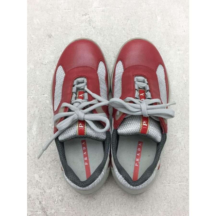 PRADA◆キッズ靴/--/スニーカー/レザー/RED｜ssol-shopping｜03