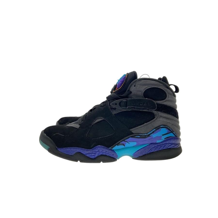 NIKE◇AIR JORDAN 8 RETRO/エアジョーダンレトロ/ブラック/305381-025