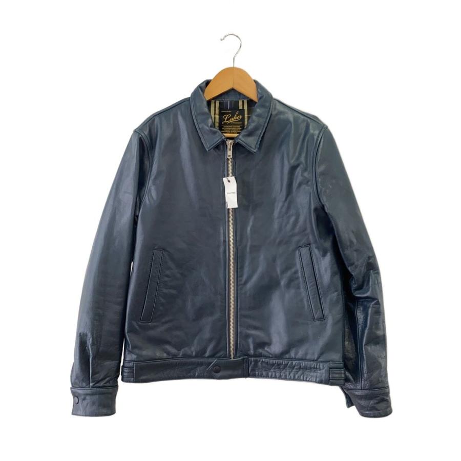 ★LUKER neighborhood レザージャケット★ LUKER BY NEIGHBORHOOD◇レザージャケット・ブルゾン/M/牛革
