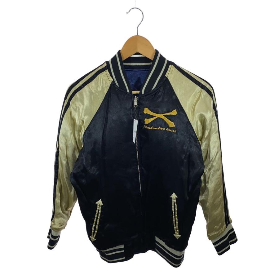 GLAD NEWS◇スカジャン/3/レーヨン/BLK/3222-7001 : セカンド 
