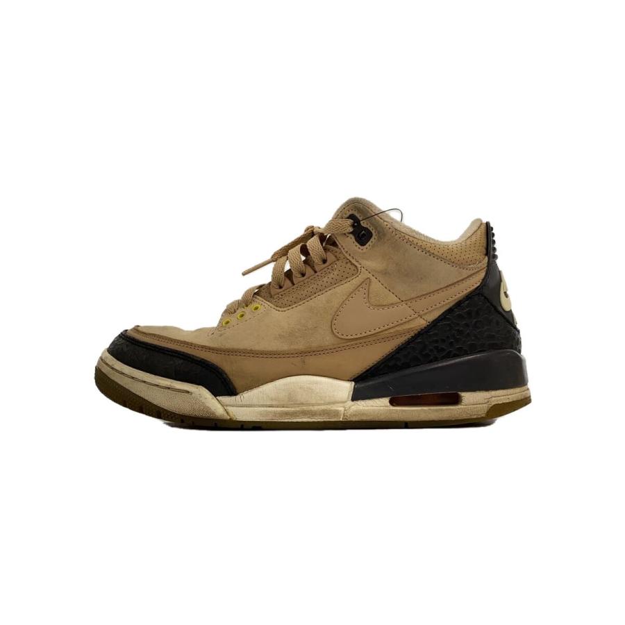 NIKE◇AIR JORDAN3 RETRO JTH NRG/エアジョーダンレトロ/ベージュ 