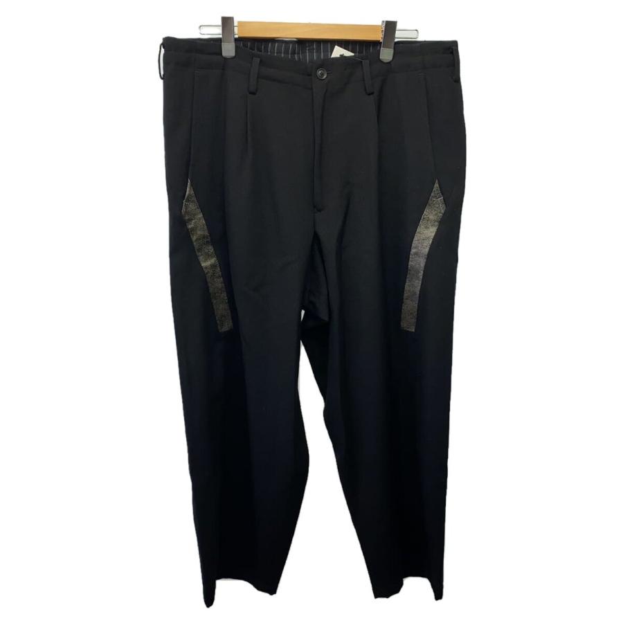 yohji yamamoto POUR HOMME◇ARMY GABARDINE SIDE CURVE PANTS/3