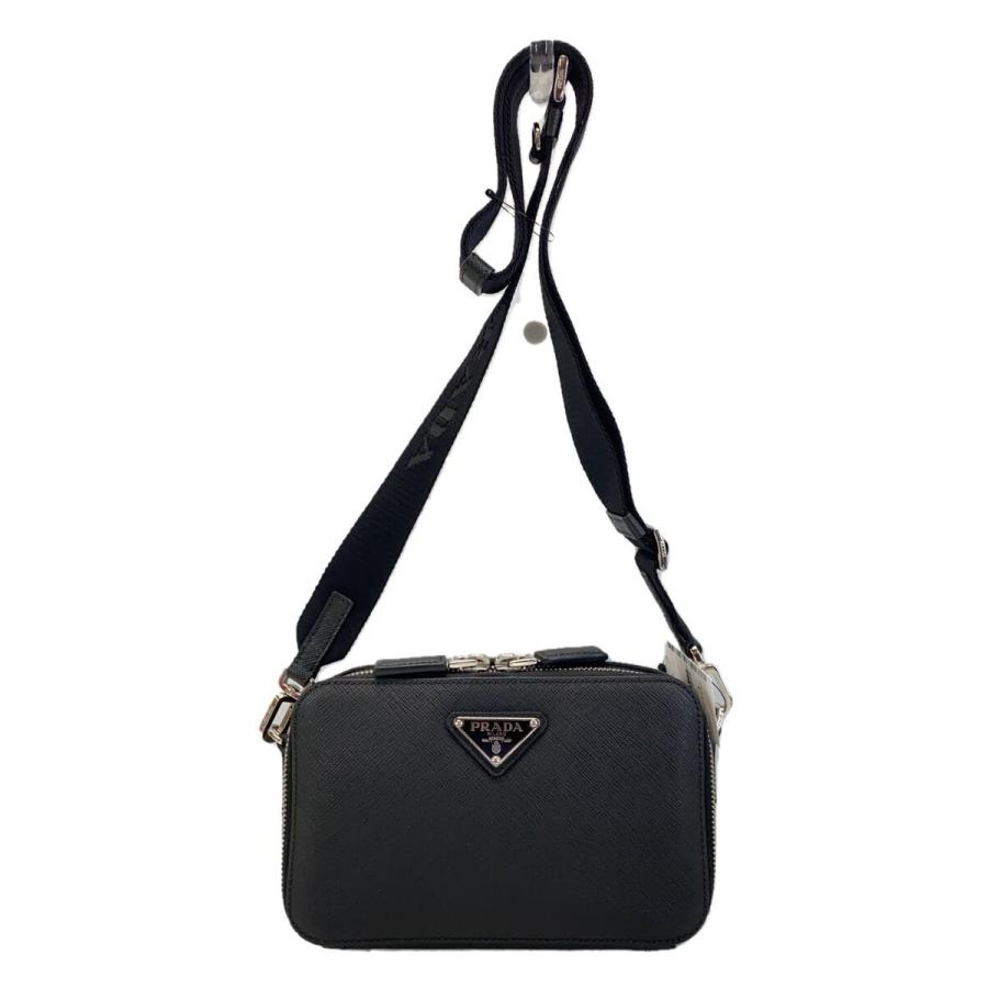PRADA　バッグ　ショルダー PRADA◇ショルダーバッグ/牛革/BLK// : セカンドストリートYahoo!店