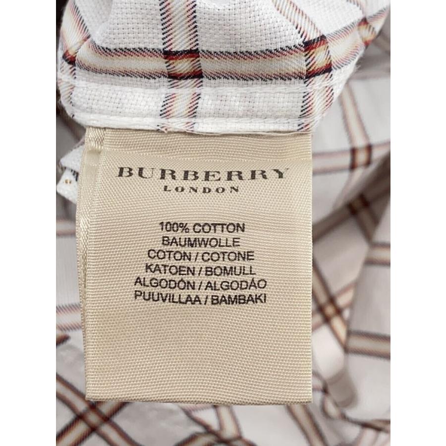 BURBERRY 長袖シャツ コットン100% M｜Yahoo LONDONチェック柄 LONDON 