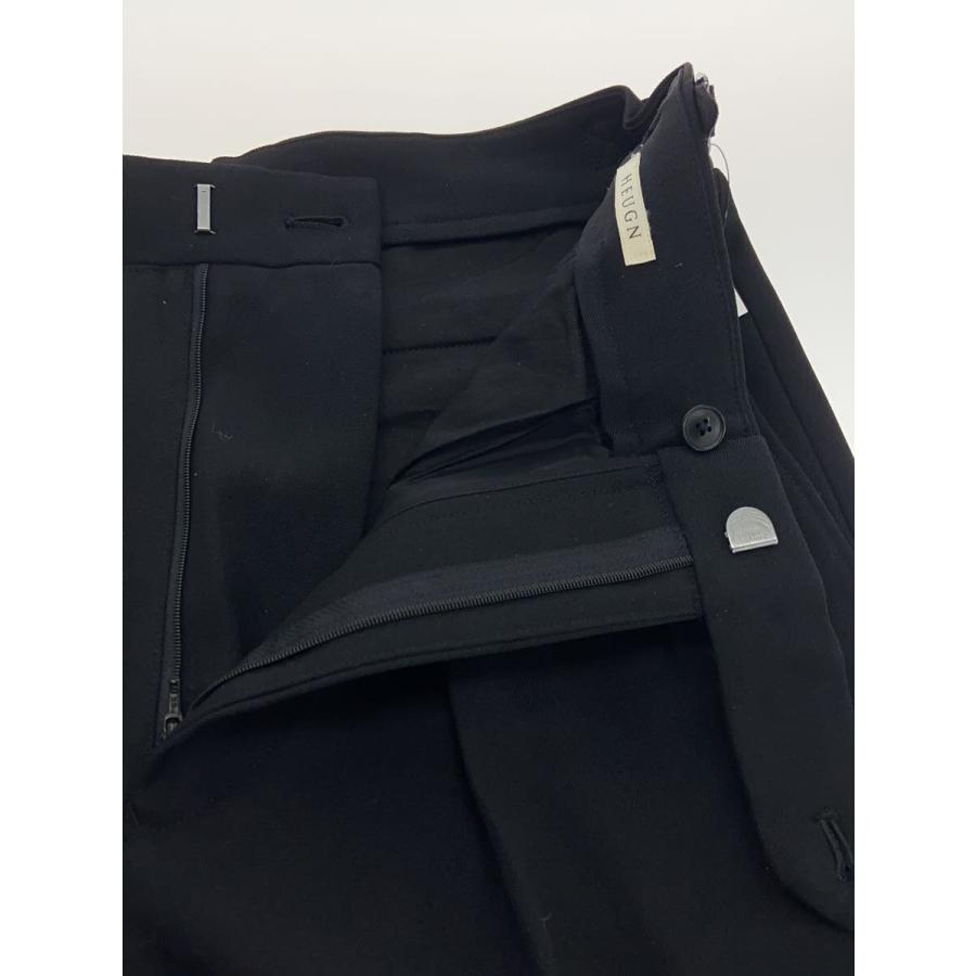 HEUGN◇Aaron Gabardine Black/スラックスパンツ/2/ウール/BLK HEUGN◇Aaron Gabardine Black/スラックスパンツ/2/ウール/BLK