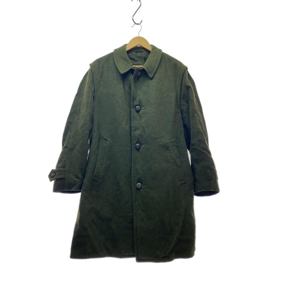 salko◇ローデンコート/くるみボタン/カーキ/ポケット破れ有/両脇
