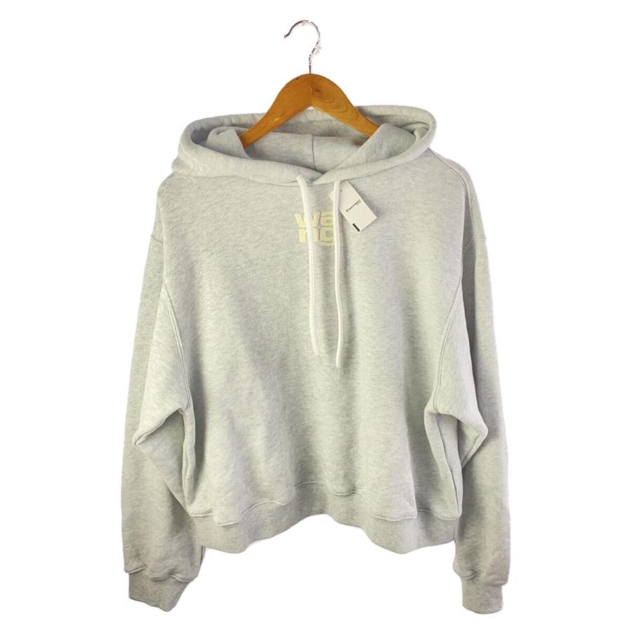 Alexander wang.t sizeＬ ストラクチャードテリー Alexander Wang◇ストラクチャードテリー パフロゴ フーディ/M