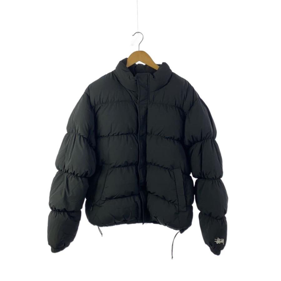 Stussy ブラック ダウンジャケット L STUSSY（ステューシー） stussy Nylon Down Puffer ダウンジャケット