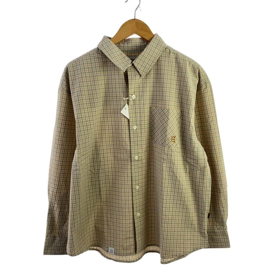 Evisen skateboards◇24FW/WILLIAM LS SHIRT/長袖シャツ/M/コットン