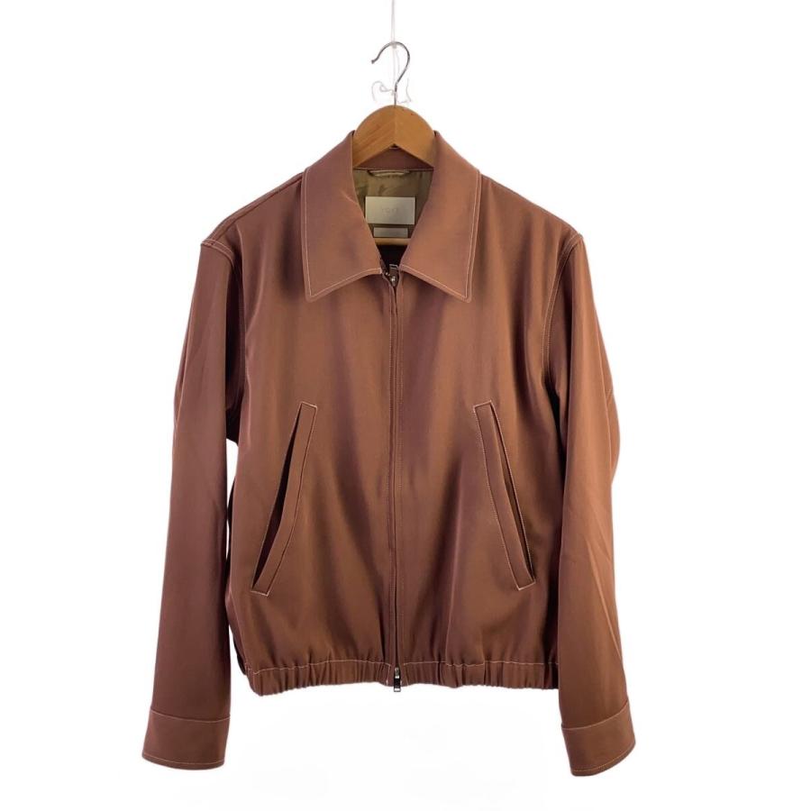 YOKE◇FRONT ZIP BLOUSON/ブルゾン/2/ポリエステル/ブラウン 