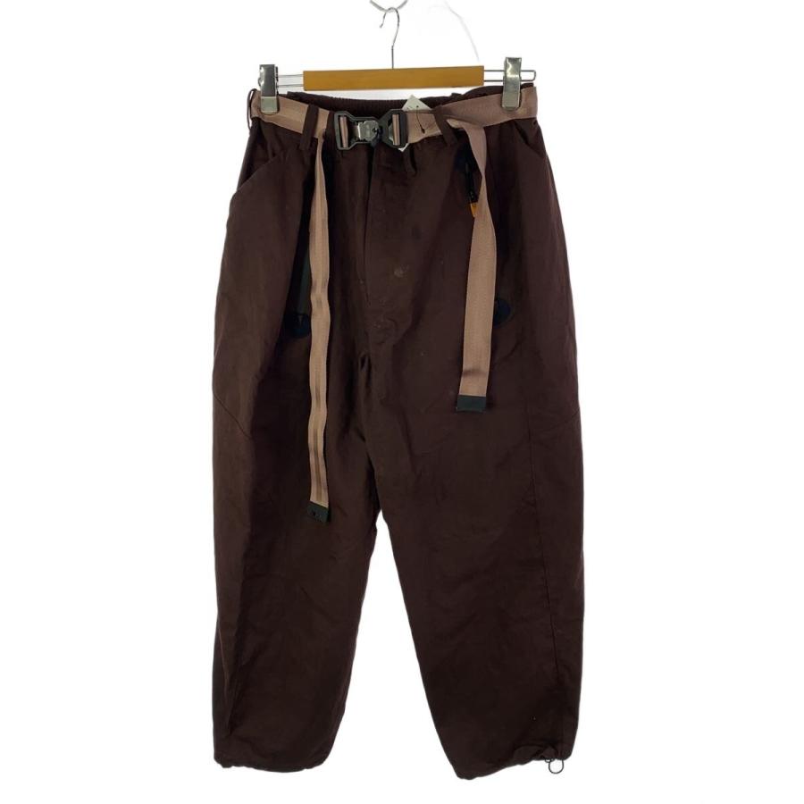 NIKE◇NIKE×ISPA/ラップパンツ/コットン/ブラウン/HF6405-227/汚れ有
