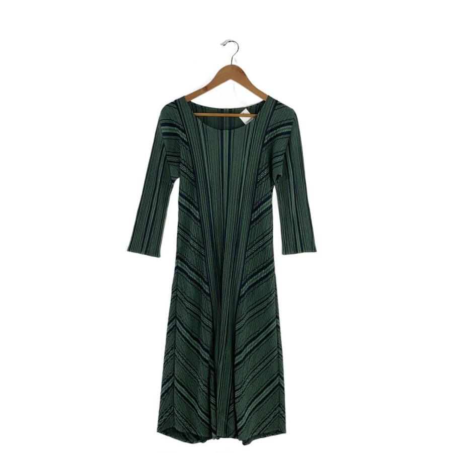 PLEATS PLEASE ISSEY MIYAKE◇オープンネックロングワンピース/4