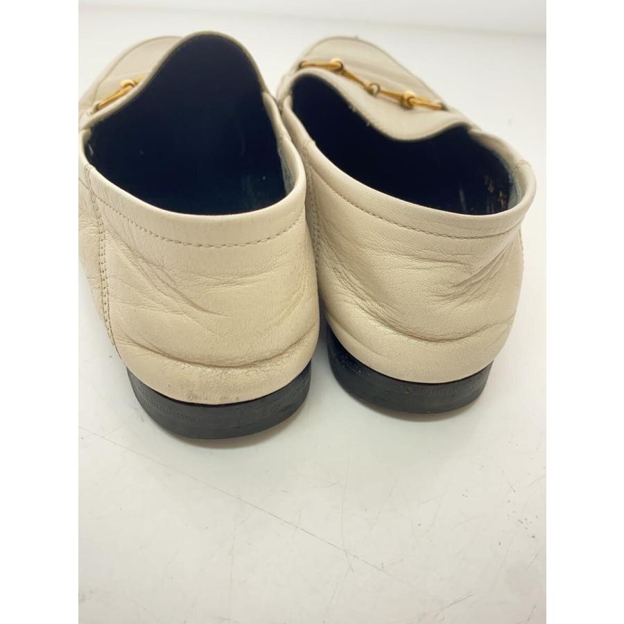GUCCI◇ホースビットローファー/36/ホワイト/レザー/414998/汚れ・履き