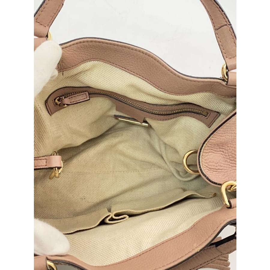 GUCCI◆ソーホー/2WAYショルダーバッグ/レザー/ピンク/無地/336751_5