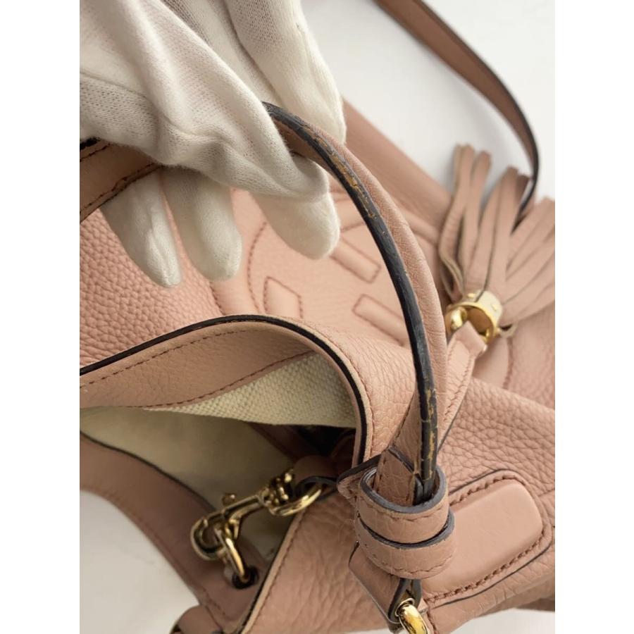 GUCCI◆ソーホー/2WAYショルダーバッグ/レザー/ピンク/無地/336751_8