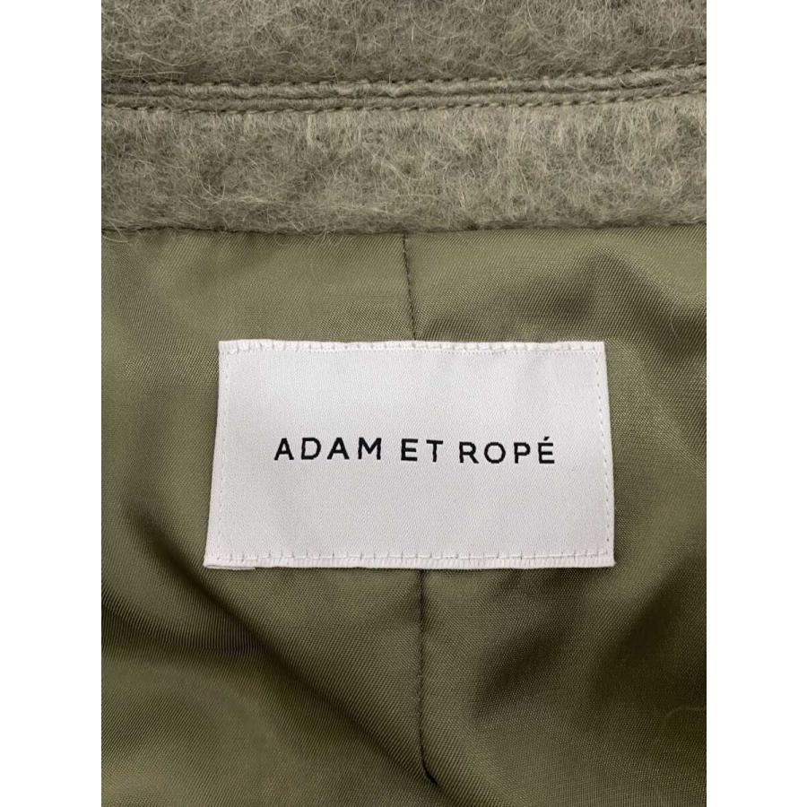 アダムエロペ　モヘヤシャギーミドルコート　ライトカーキ アダム エ ロペ ADAM ET ROPE' モヘヤシャギーミドルコート （カーキ系
