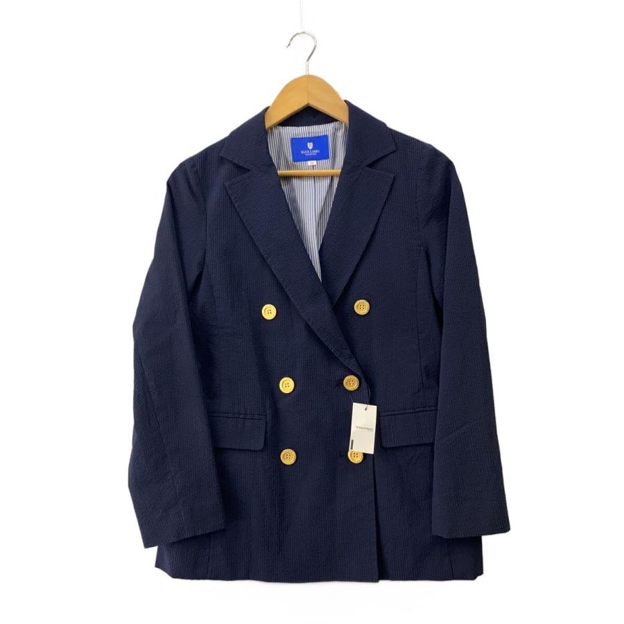 BLUE LABEL CRESTBRIDGE ネイビー ダブルブレストジャケット BLUE LABEL CRESTBRIDGE◇ダブルブレストテーラードジャケット/38