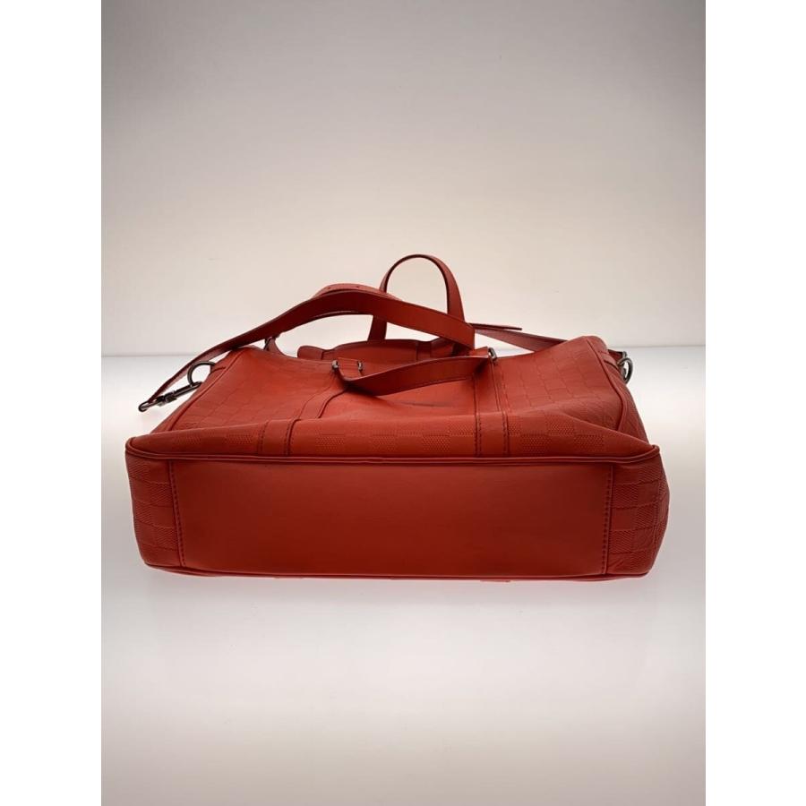 LOUISVUITTON ルイヴィトン ダミエ アンフィニ ネオ タダオ LOUIS VUITTON◇タダオPM_ダミエ・アンフィニ/レザー/レッド