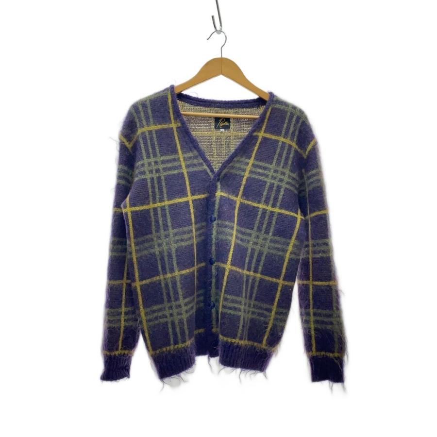 Needles チェック柄カーディガン Mサイズ Needles チェック柄 モヘア カーディガン Mサイズ