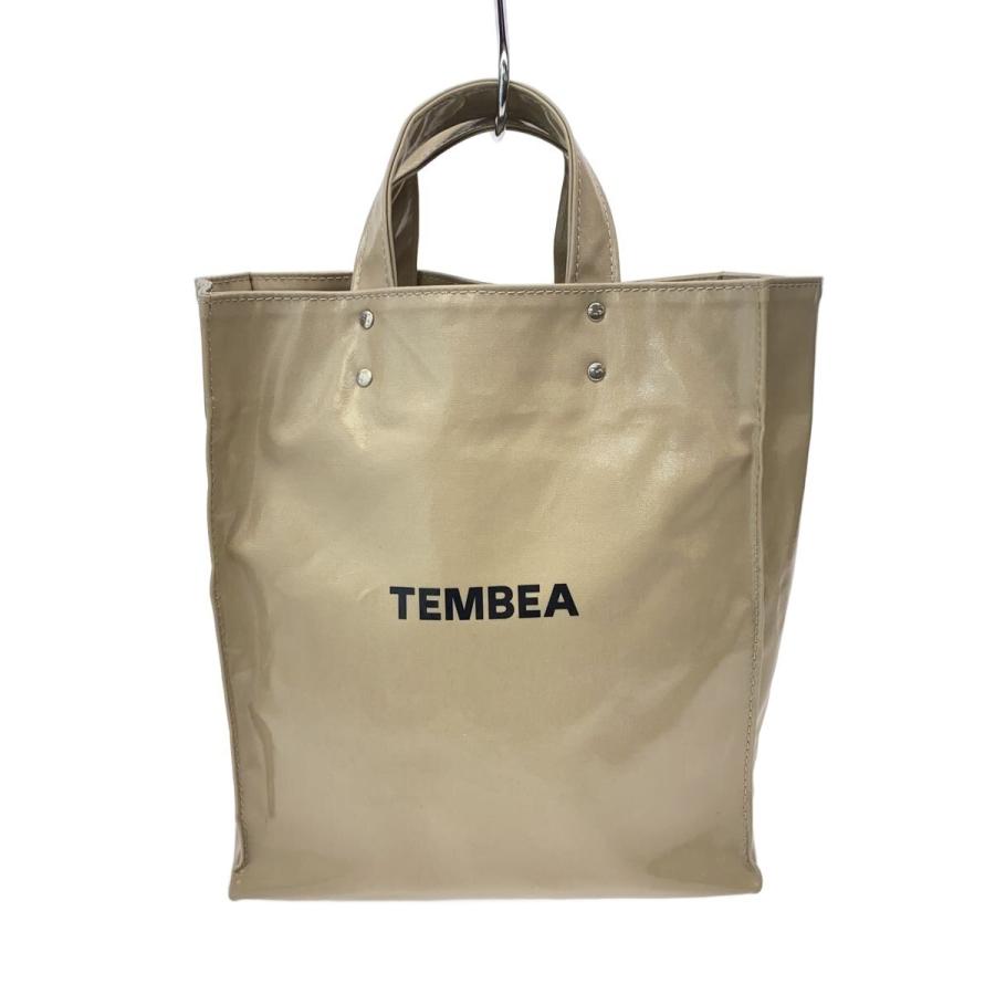 TEMBEA トートバッグ PVC加工 サンドベージュ TEMBEA◇PAPER TOTE/トートバッグ/PVC/ベージュ : セカンドストリート