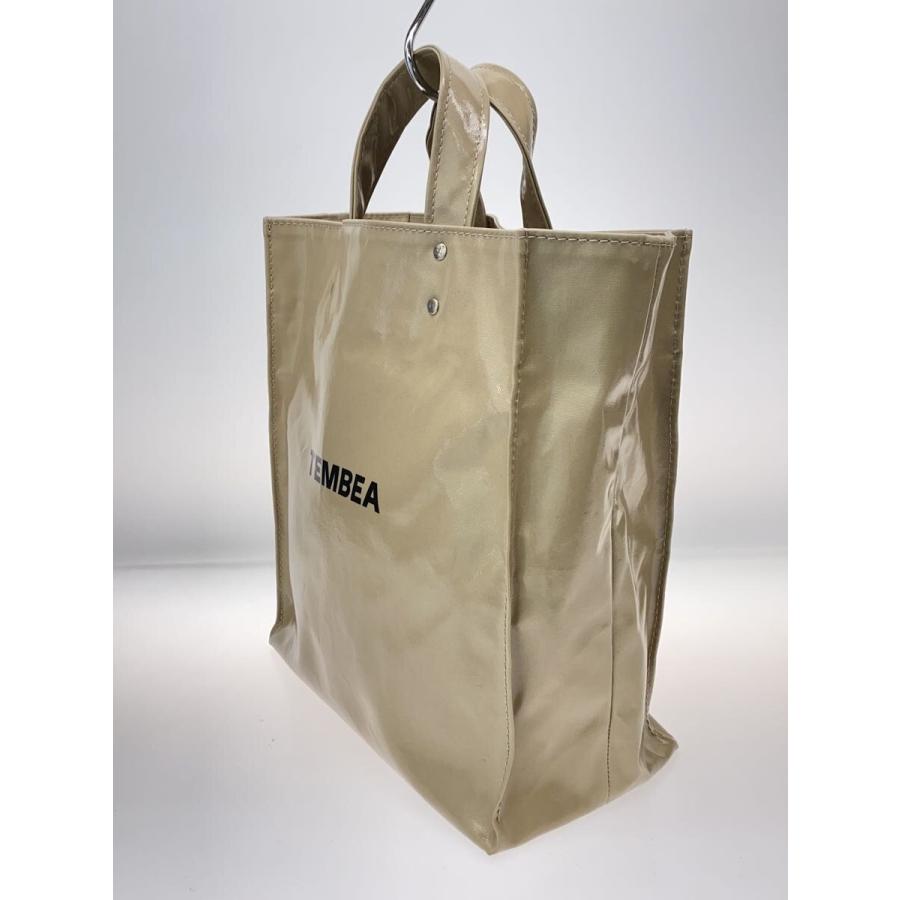TEMBEA◆PAPER TOTE/トートバッグ/PVC/ベージュ_1