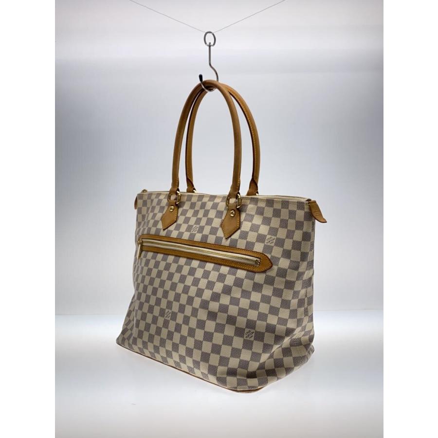 LOUIS VUITTON◇サレヤMM_ダミエ・アズール_WHT/PVC/WHT/総柄 