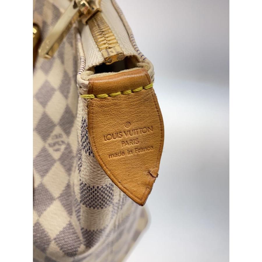 LOUIS VUITTON◇サレヤMM_ダミエ・アズール_WHT/PVC/WHT/総柄 