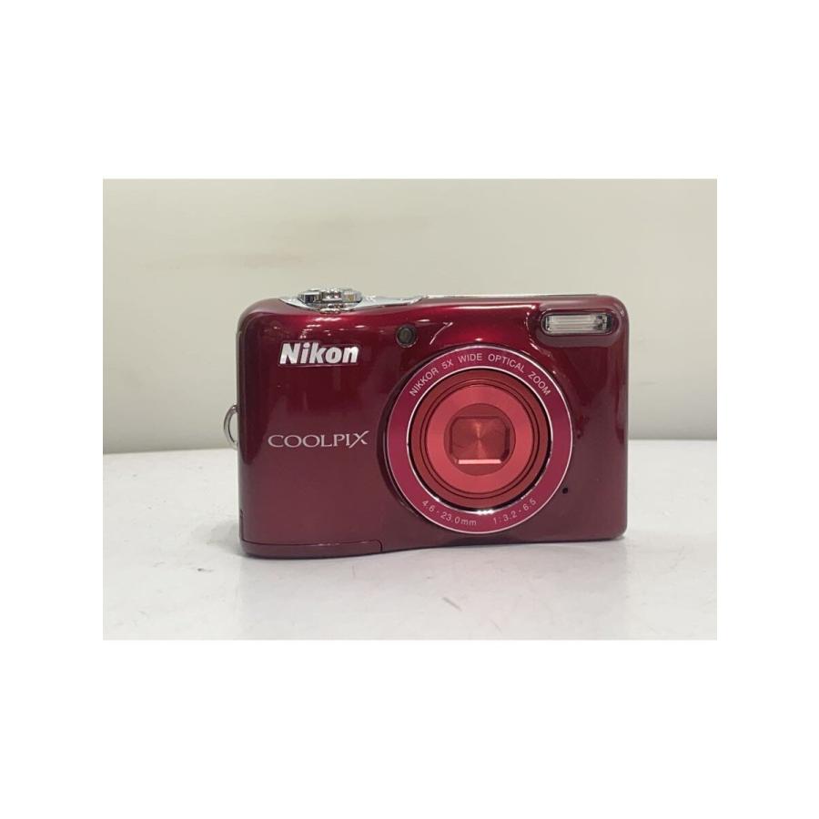 Nikon◇デジタルカメラ COOLPIX L30 [レッド]// : セカンドストリート