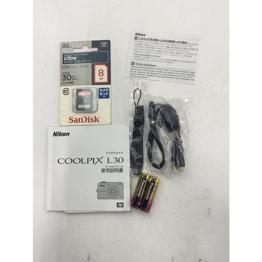Nikon◇デジタルカメラ COOLPIX L30 [レッド]// : セカンドストリート