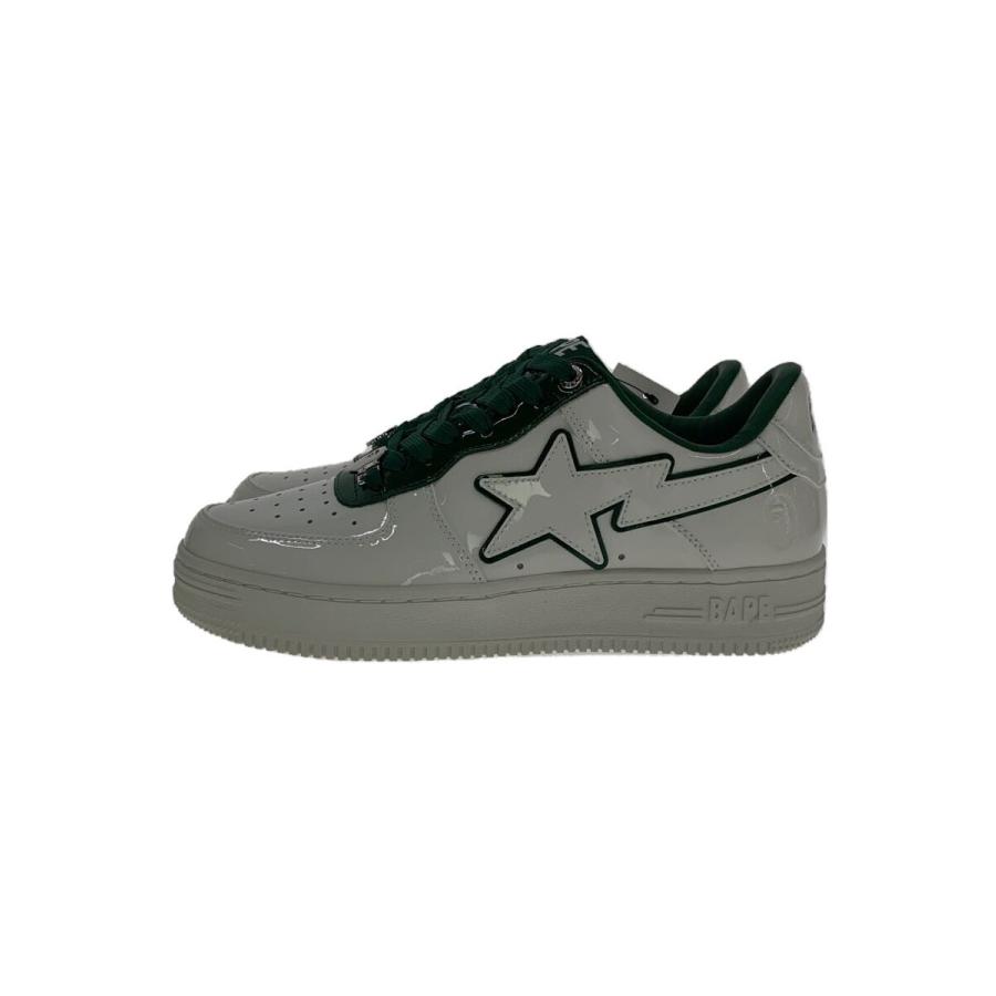 BAPE STA!◇パテント/BAPESTA/ローカットスニーカー/26cm/ホワイト 
