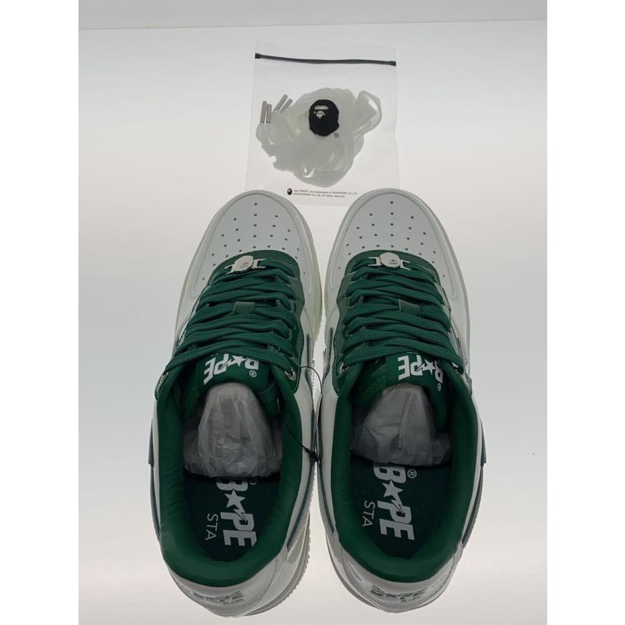 BAPE STA!◇パテント/BAPESTA/ローカットスニーカー/26cm/ホワイト 