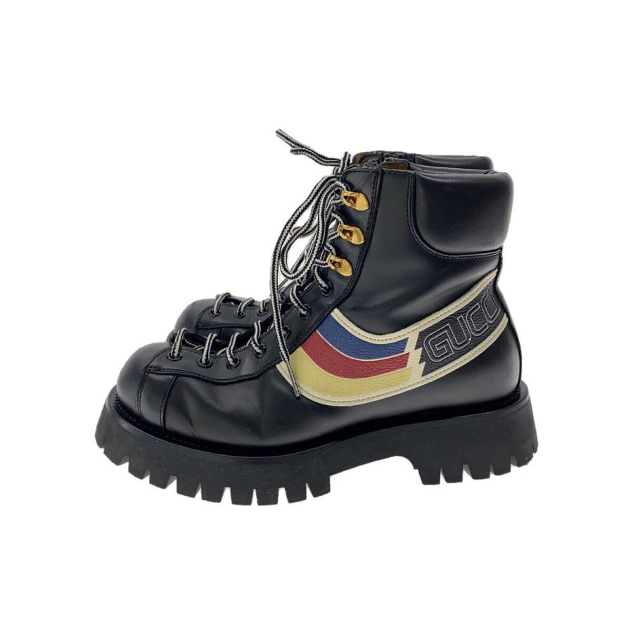 GUCCI◇レースアップブーツ/UK5.5/ブラック/596922 : セカンド
