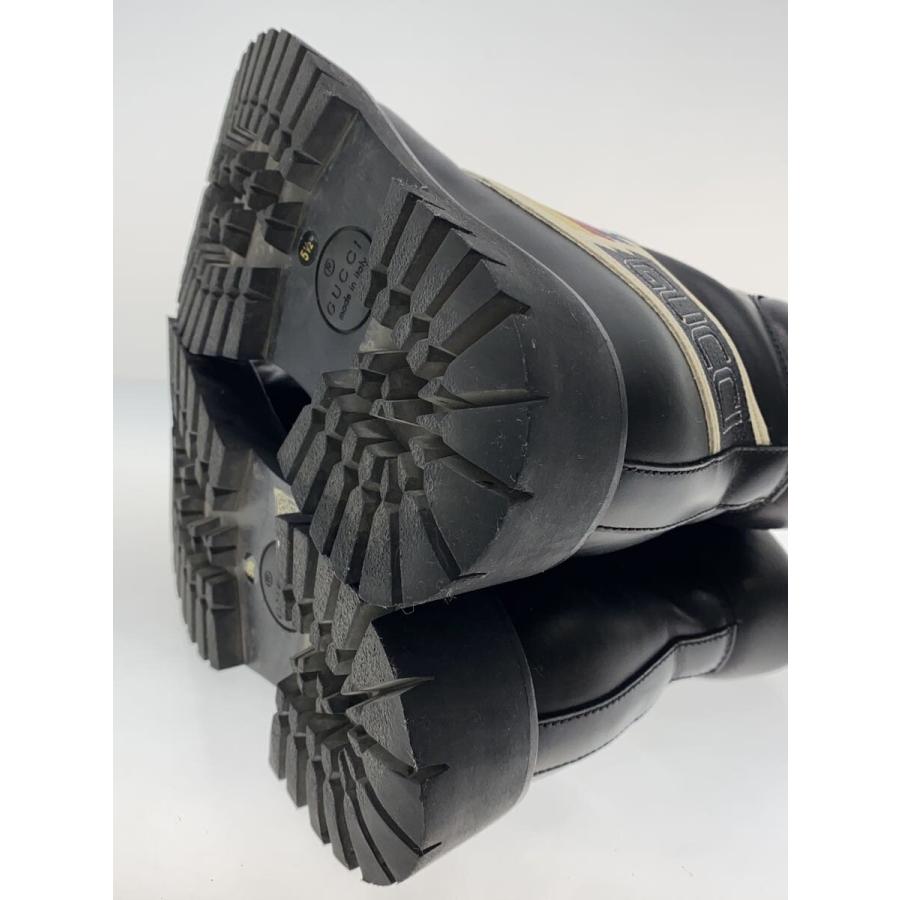 GUCCI◇レースアップブーツ/UK5.5/ブラック/596922 : セカンド