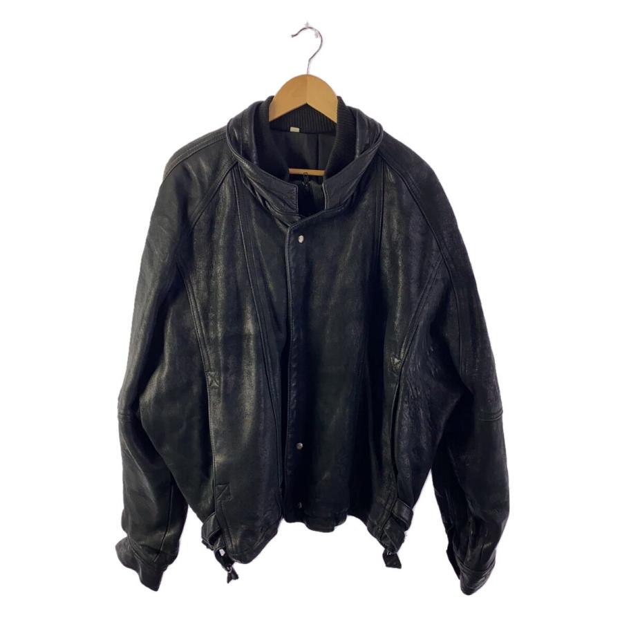 DANIER/レザージャケット・ブルゾン/--/レザー/ブラック : セカンド
