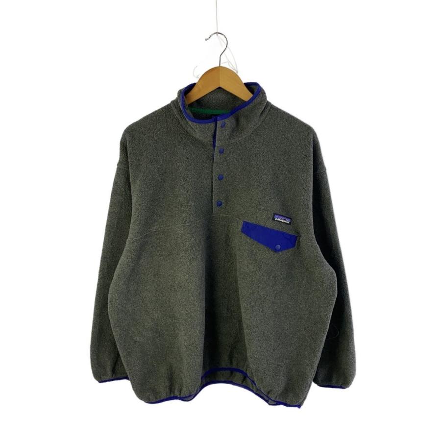 美品パタゴニア シンチラ スナップT プルオーバー トップス スウェットグレーM Patagonia/パタゴニア】 ライトウェイト シンチラ スナップT プル
