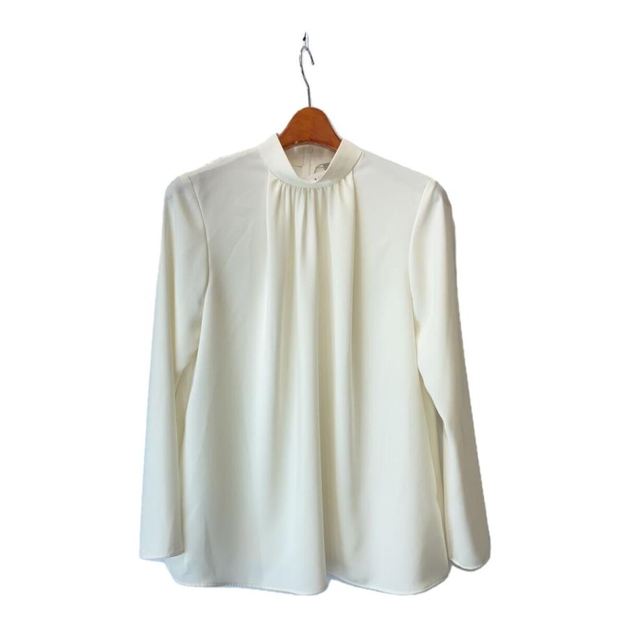 theory luxe◇21AW/MARVINE/MADILYN/長袖ブラウス/38/ポリエステル/WHT  