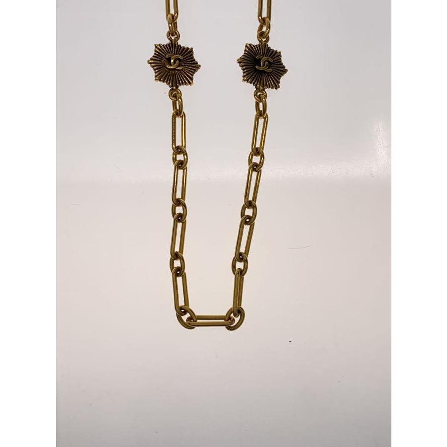 CHANEL◆ココマーク/ネックレス/--/GLD/トップ無/レディース_4