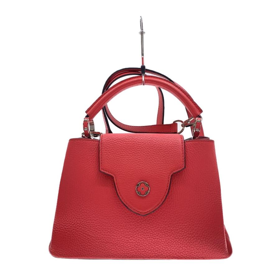 LOUIS VUITTON◇カプシーヌBB_トリヨン_RED/レザー/PNK : セカンド 