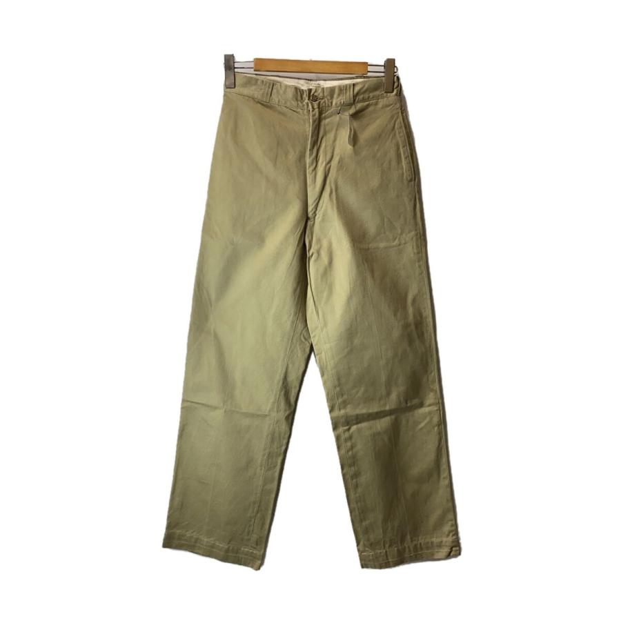 US.ARMY◇チノ/IDEALジップ/31/コットン/BEG/無地/8405-163-8690