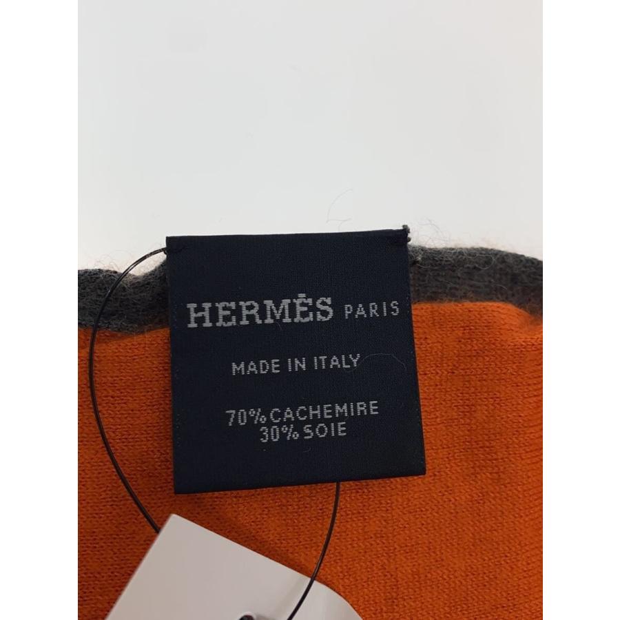 【HERMES】Hロゴ アレルトゥール マフラー カシミア シルク HERMES◇Hロゴ/アレルトゥール/マフラー/カシミア70/シルク30
