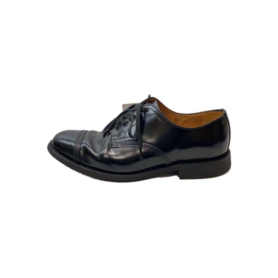 SANDERS◇MILITARY DERBY SHOE/ドレスシューズ/UK7/BLK/レザー/1128B 